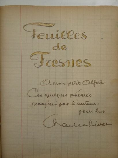 [MANUSCRIPT - FRESNES PRISON]. Autographs...