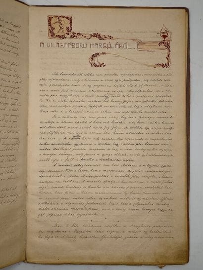 [MANUSCRIPT - HUNGARIAN AVANT-GARDE] BODZASY,...