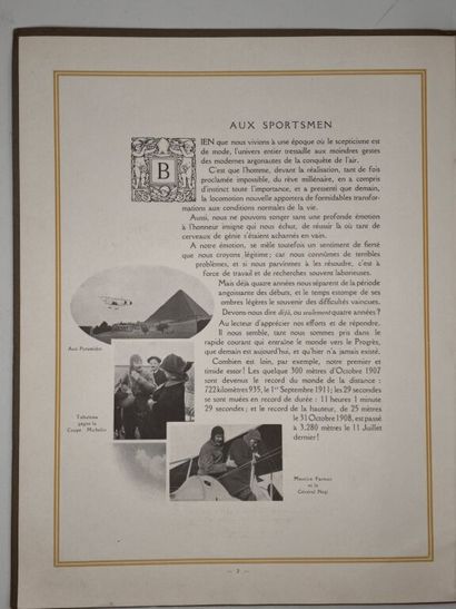 [AÉRONAUTIQUE]. Biplans et monoplans Henry...