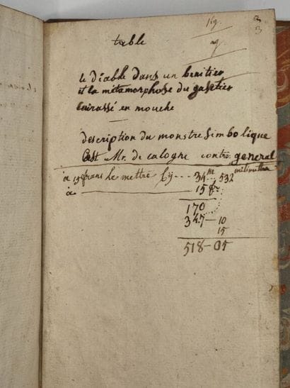 [PAMPHLETS - ANCIEN RÉGIME]. Le Diable dans...