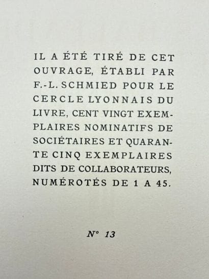 SCHMIED, François-Louis et FORT, Paul. Les...