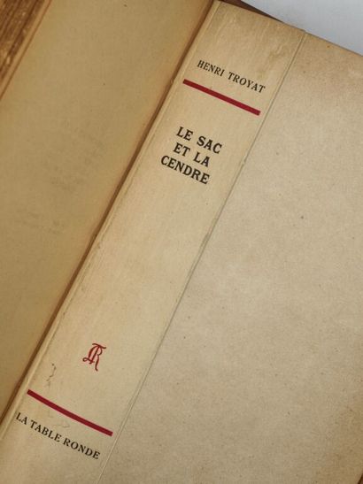 TROYAT, Henri. Le Sac et la cendre.

Exemplaire...