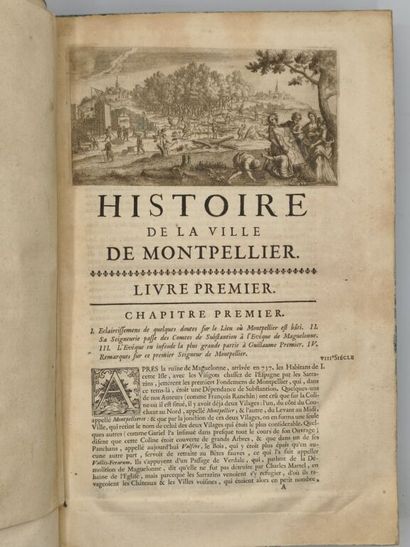 [MONTPELLIER] AIGREFEUILLE, Charles d'. Histoire...