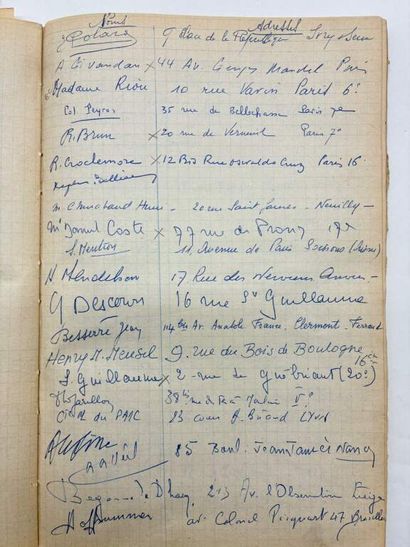 [BIBLIOPHILIE - LIVRE D'OR]. Registre de...