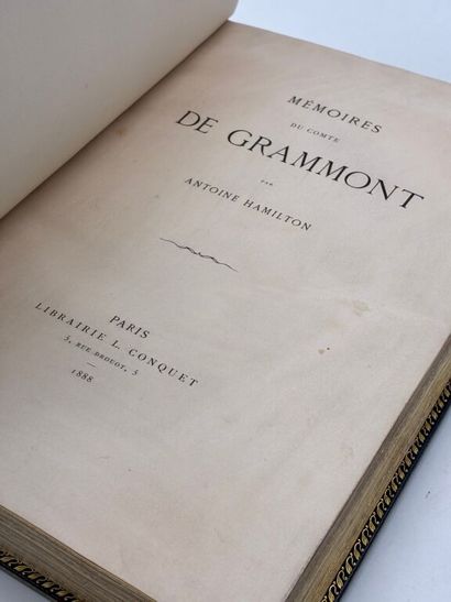 HAMILTON, Antoine. Mémoires du comte de Grammont.

Edition...