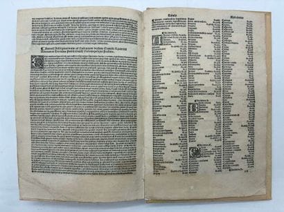 OVIDE. Epistole Ovidii cum commento. Publii...