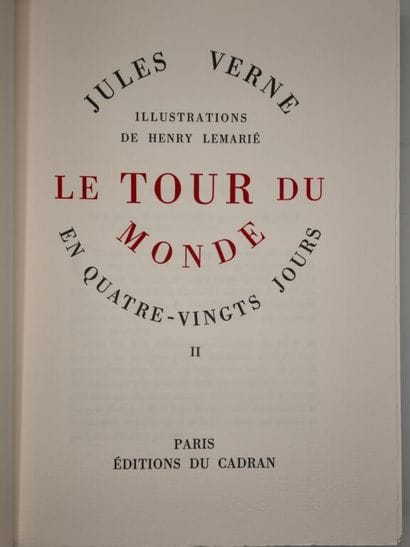 VERNE, Jules et LEMARIÉ, Henry. Le Tour du...