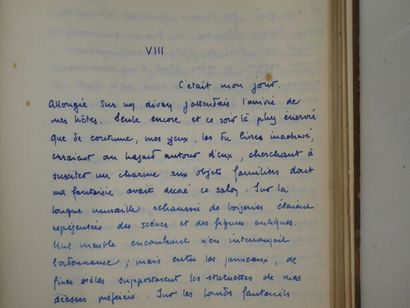 [MANUSCRIPT - SABATIER] PYRÈNE, Georges....