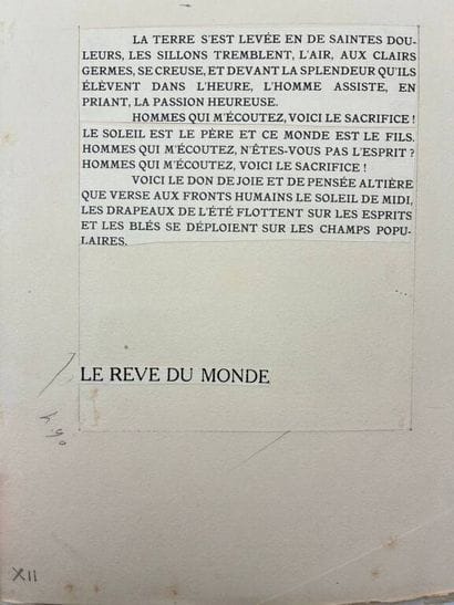 SCHMIED, François-Louis et FORT, Paul. Les...