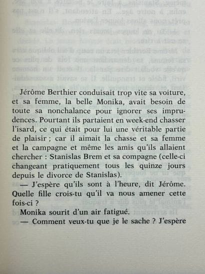 SAGAN, Françoise. Des yeux de soie.

Édition...