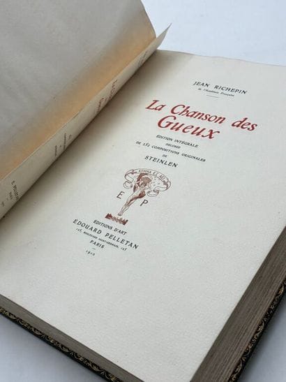 RICHEPIN, Jean et STEINLEN. La Chanson des...