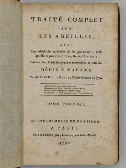 ROCCA, Abbé della. Traité complet sur les...