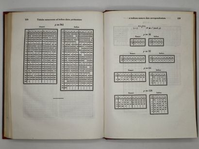 JACOBI, Carl Gustav Jakob. *Canon Arithmeticus...