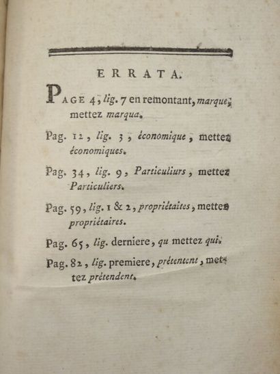 [DUPONT DE NEMOURS, Pierre-Samuel]. De l'origine...