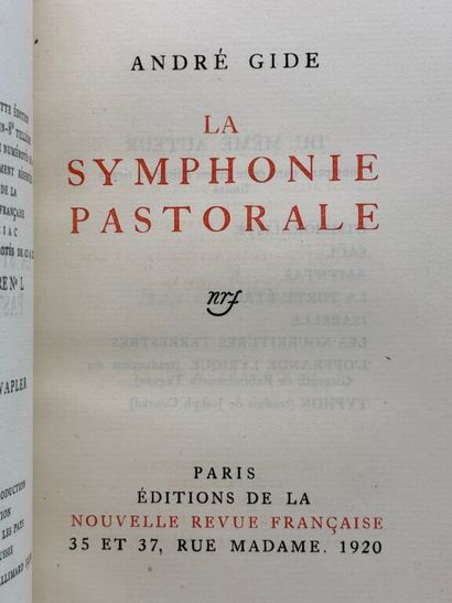 GIDE, André. La Symphonie pastorale.

Édition...