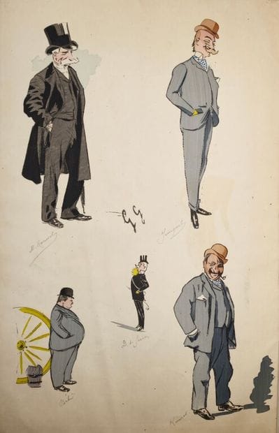 SEM, Georges Goursat dit. Album et deux affiches....