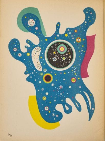 KANDINSKY, MASSON, and BATAILLE. 4 lithographs....