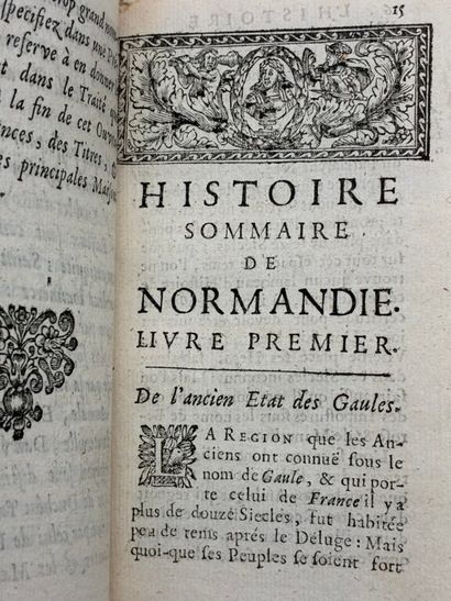 [NORMANDIE]MASSEVILLE, Louis de. Histoire...