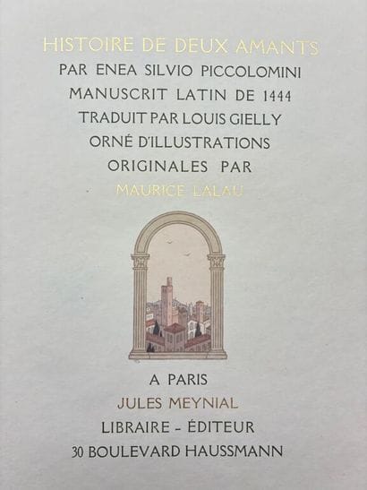 LALAU, Maurice, and PICCOLOMINI, Enea Silvio....