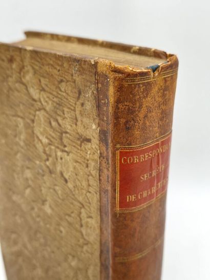 [VENDÉE]. Correspondance secrète de Charette,...