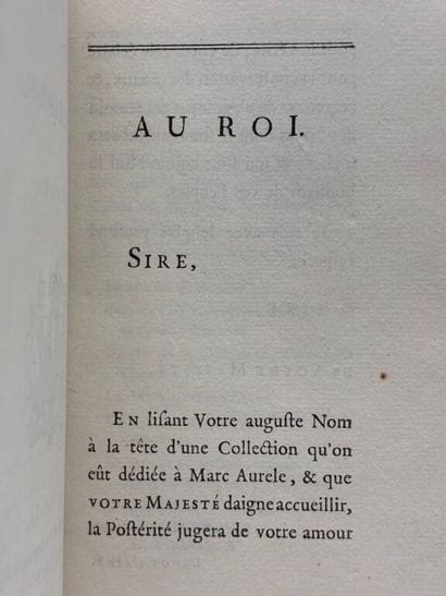 [PHILOSOPHIE]. Collection des moralistes...