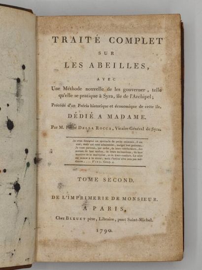ROCCA, Abbé della. Traité complet sur les...