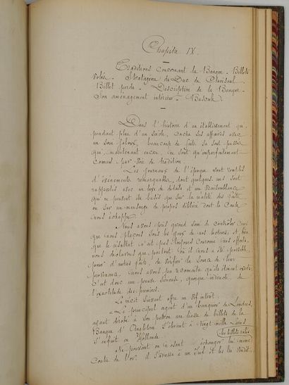 [MANUSCRIPT - FINANCE] FRANCIS, John. History...