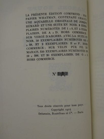 HÉMARD, Joseph et ROUFF, Marcel. La Vie et...