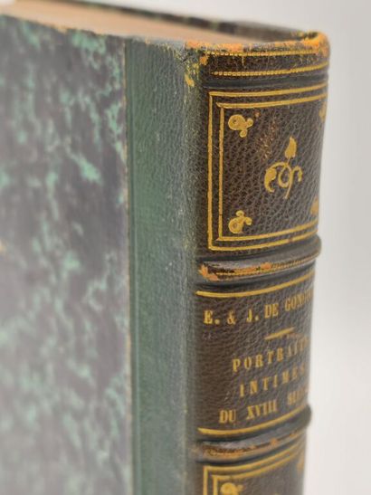 GONCOURT, Edmond et Jules. Portraits intimes...
