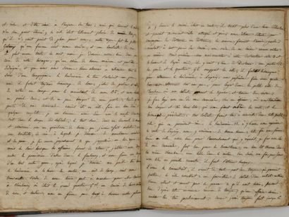 [MANUSCRIPT - NAPOLEON] GAUVILLE, Adolphe...
