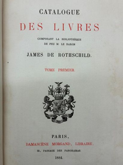 [BIBLIOPHILIE - ROTHSCHILD] PICOT, Émile....