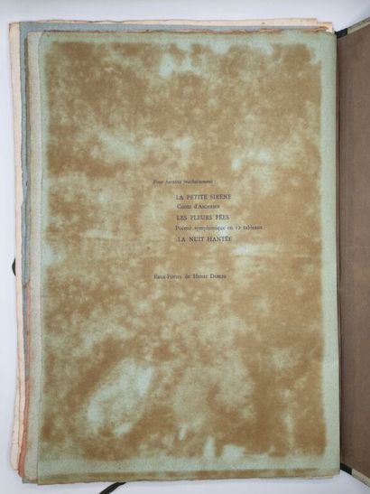 DOBLER, Henri. La Maison de rêve. Compositions...