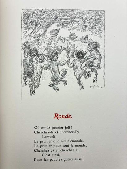 RICHEPIN, Jean et STEINLEN. La Chanson des...