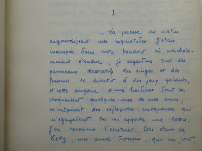 [MANUSCRIPT - SABATIER] PYRÈNE, Georges....