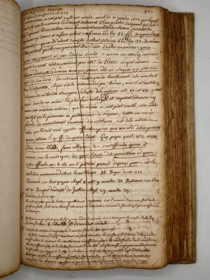 [MANUSCRIPT - BRITTANY]. Handwritten dictionary...