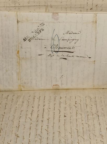 [MANUSCRIPT - NAPOLEON] GAUVILLE, Adolphe...