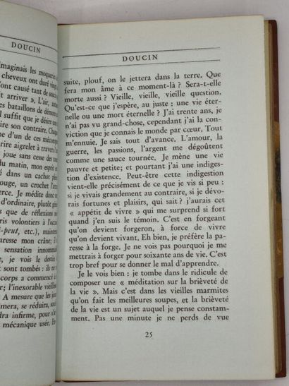 DUTOURD, Jean. Doucin. Confession.

Bel exemplaire...