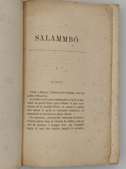FLAUBERT, Gustave. Salammbô.

Édition originale...