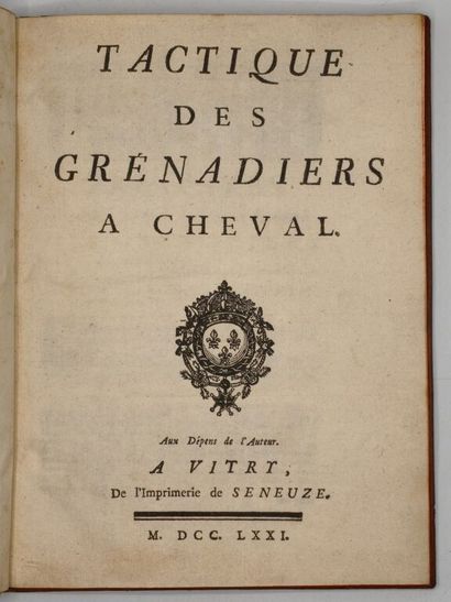 [MILITARIA - DELAURENS DE BEAUJEU]. Tactique...