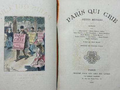 [PARIS] VIDAL, Pierre. Paris qui crie. Petits...