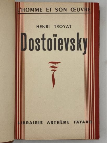 TROYAT, Henri. Dostoïevsky.

Exemplaire sur...