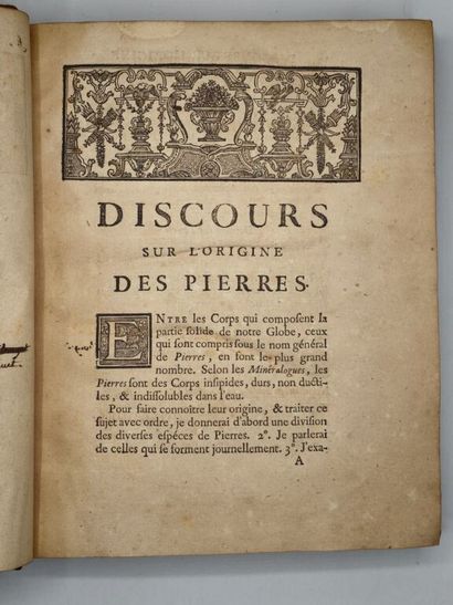 [BOURGET, Louis]. Traité des pétrifications.

Édition...