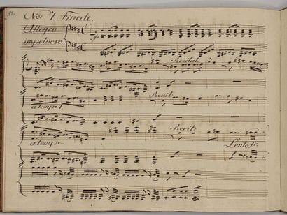 [MANUSCRIPT - MUSIC]. Act II of the opera...
