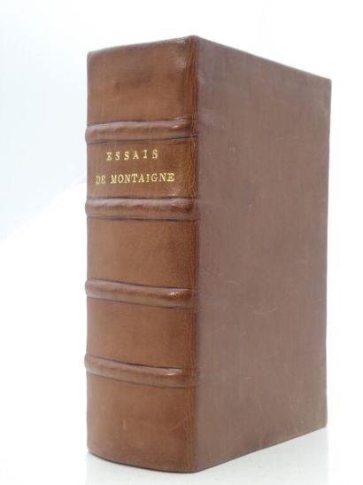 MONTAIGNE, Michel de. Les Essais de Michel...