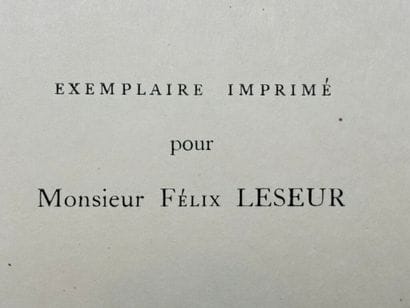 LEROUX, Auguste, and LECONTE DE LISLE, Charles....