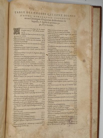 MONSTRELET, Enguerrand de. Chroniques d'Enguerran...