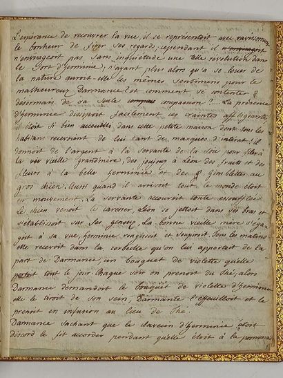 [MANUSCRIPT] GENLIS, Countess of. *The Memoirs...
