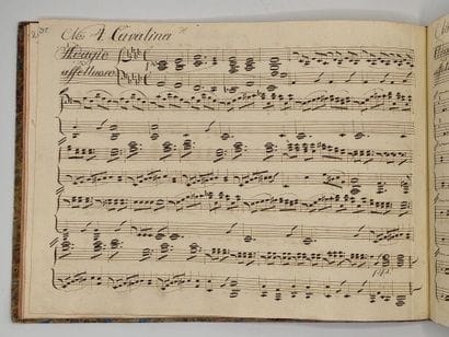 [MANUSCRIPT - MUSIC]. Act II of the opera...