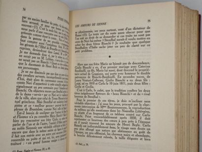 STENDHAL, Henri Beyle dit. Oeuvres complètes....