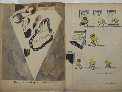[MANUSCRIPT - FRESNES PRISON]. Autographs...